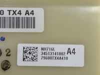 2013-2015 Acura Rdx Climate Control Module Temperature AC/Heater Replacement P/N:79600TX4A410 NH716L Fits Fits 2013 2014 201