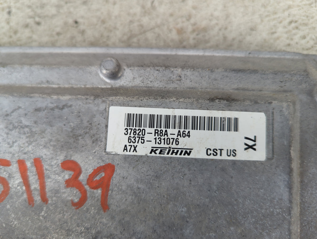 2013-2015 Acura Rdx PCM Engine Control Computer ECU ECM PCU OEM P/N:37820-R8A-A64 Fits Fits 2013 2014 2015 OEM Used Auto Par