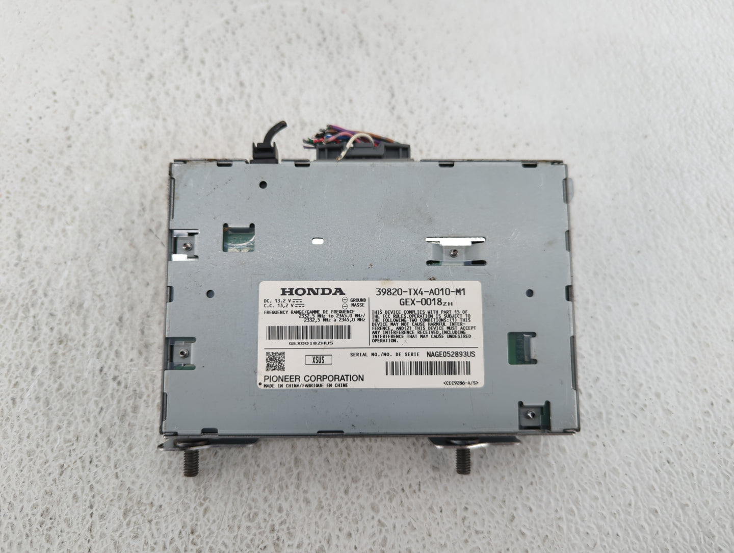 2013-2016 Acura Rdx Am Fm Cd Player Radio Receiver - Oemusedautoparts1.com