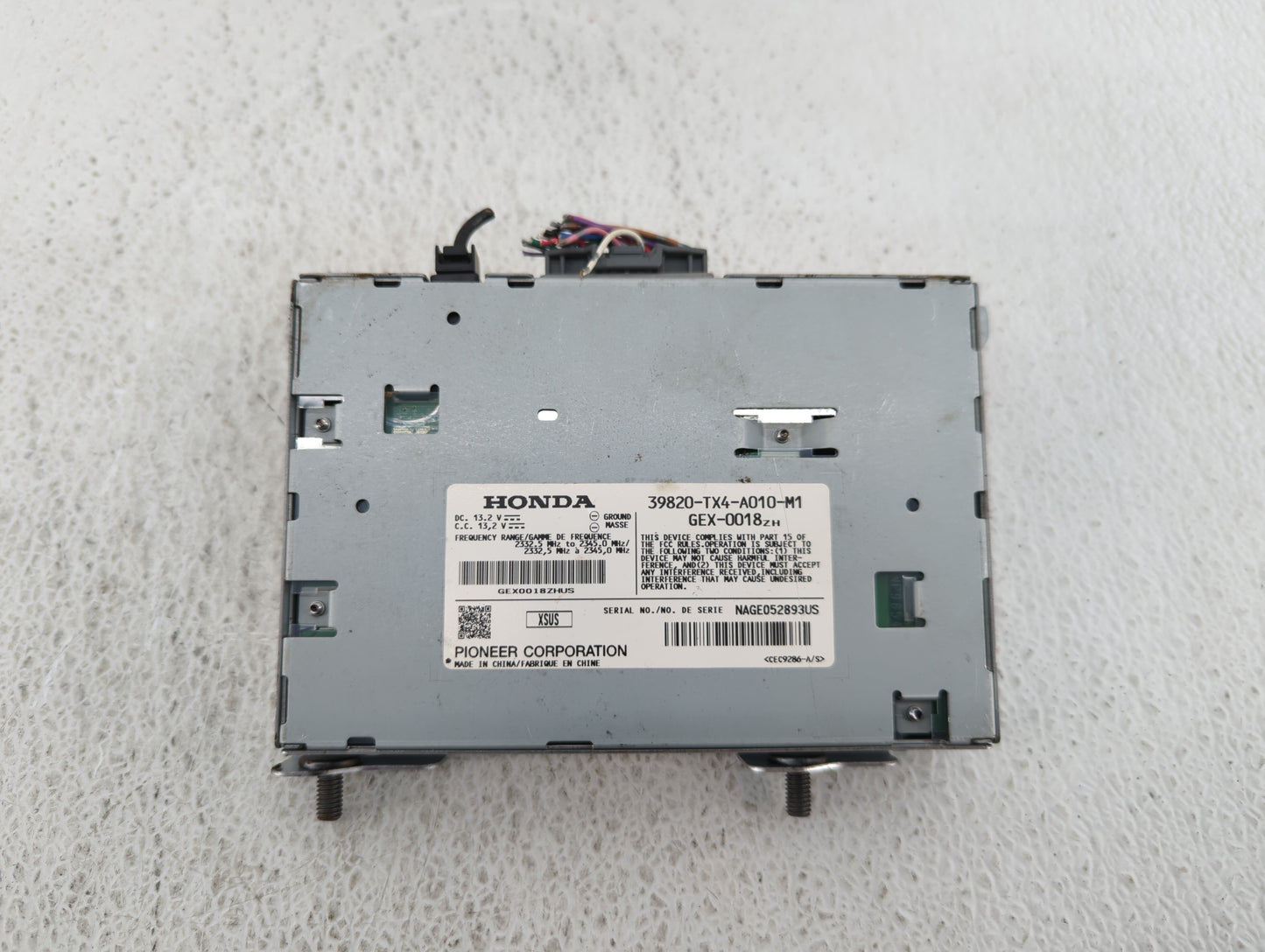 2013-2016 Acura Rdx Am Fm Cd Player Radio Receiver - Oemusedautoparts1.com