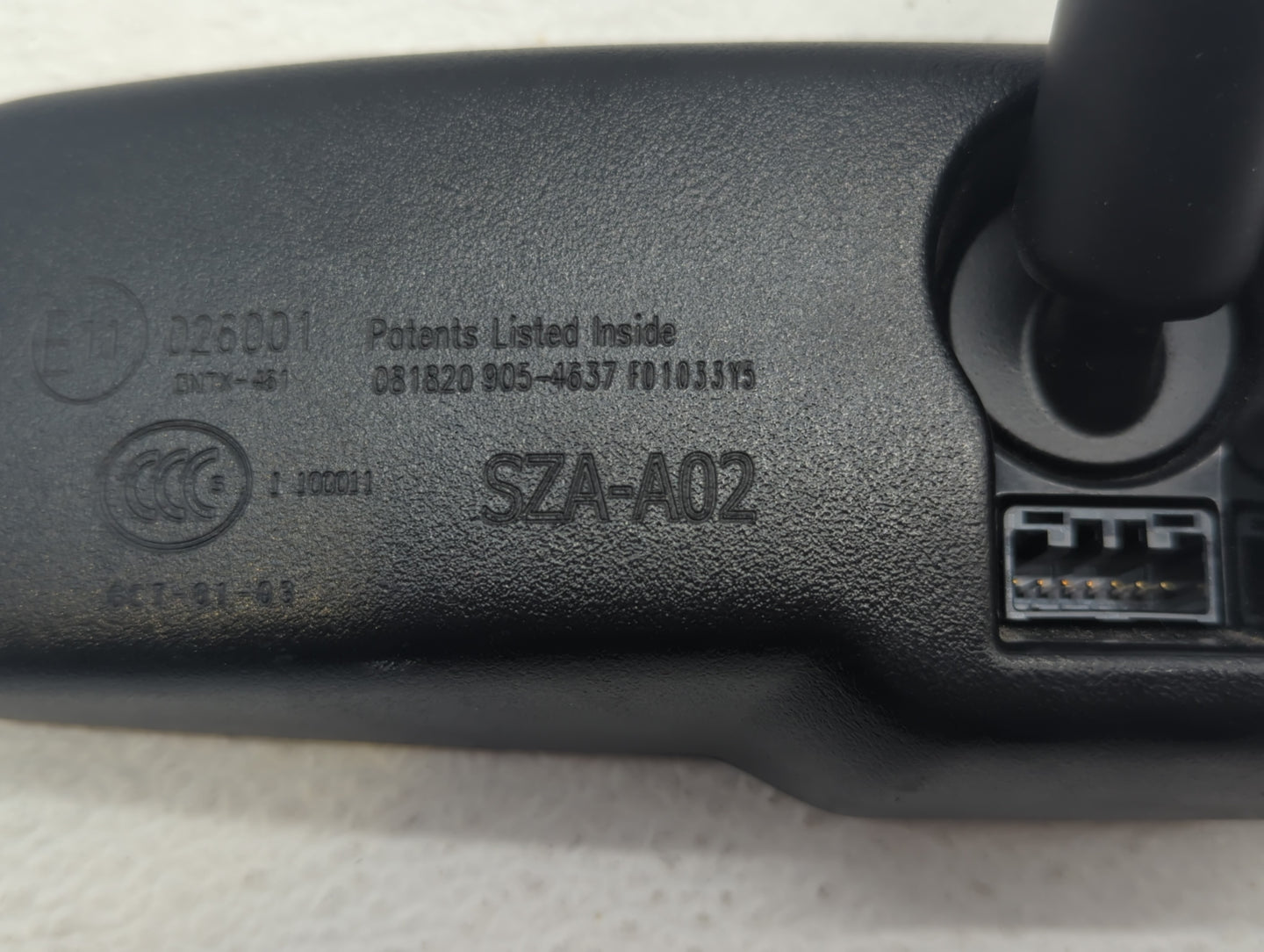 2008-2015 Acura Rdx Interior Rear View Mirror Replacement OEM P/N:SZA-A02 E11026001 Fits OEM Used Auto Parts - Oemusedautopa