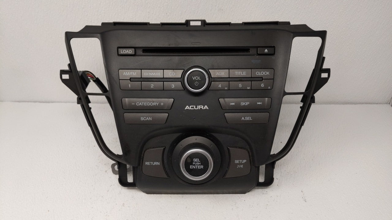 2009-2014 Acura Tl Radio AM FM Cd Player Receiver Replacement P/N:39100-TK4-A411-M1 39100-TK4-A000 Fits OEM Used Auto Parts 
