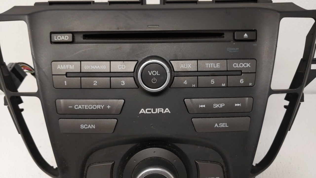 2009-2014 Acura Tl Radio AM FM Cd Player Receiver Replacement P/N:39100-TK4-A411-M1 39100-TK4-A000 Fits OEM Used Auto Parts 