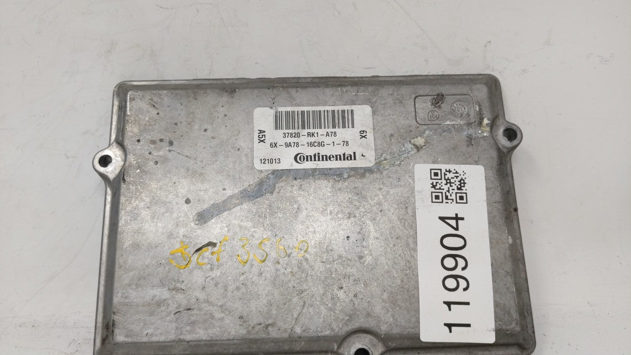 2013-2014 Acura Tl PCM Engine Control Computer ECU ECM PCU OEM P/N:37820-RK1-A78 Fits Fits 2013 2014 OEM Used Auto Parts - O