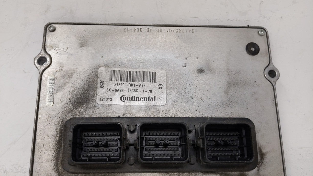 2013-2014 Acura Tl PCM Engine Control Computer ECU ECM PCU OEM P/N:37820-RK1-A78 Fits Fits 2013 2014 OEM Used Auto Parts - O