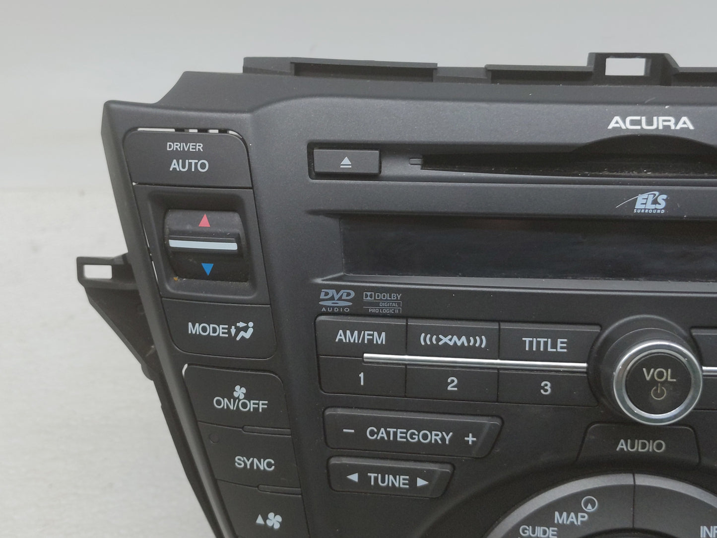 2013-2014 Acura Tl Radio AM FM Cd Player Receiver Replacement P/N:39100-TK4-A350-M1 Fits Fits 2013 2014 OEM Used Auto Parts 