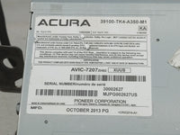 2013-2014 Acura Tl Radio AM FM Cd Player Receiver Replacement P/N:39100-TK4-A350-M1 Fits Fits 2013 2014 OEM Used Auto Parts 