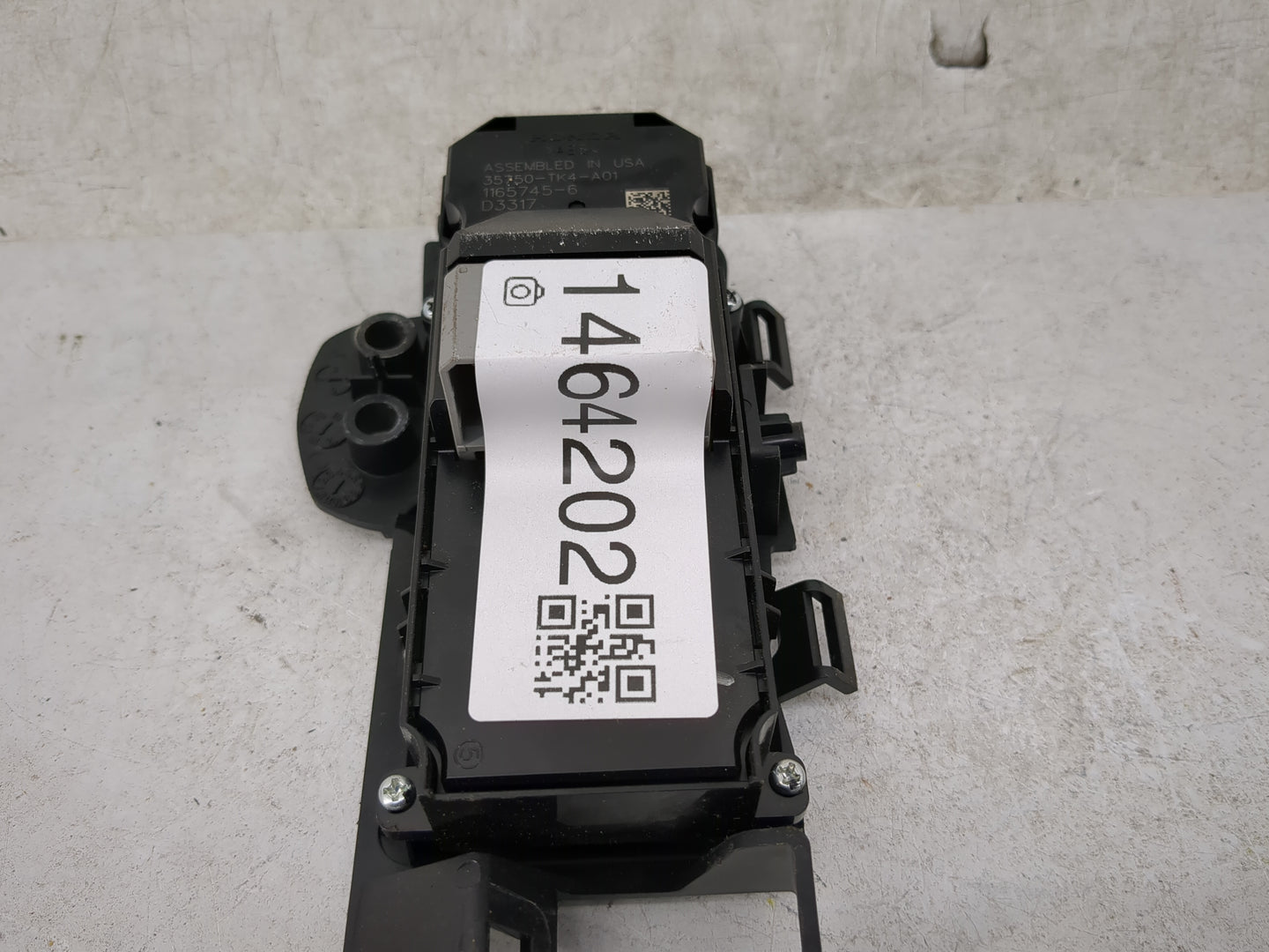 2009-2014 Acura Tl Master Power Window Switch Replacement Driver Side Left P/N:35750-TK4-A01 Fits OEM Used Auto Parts - Oemu
