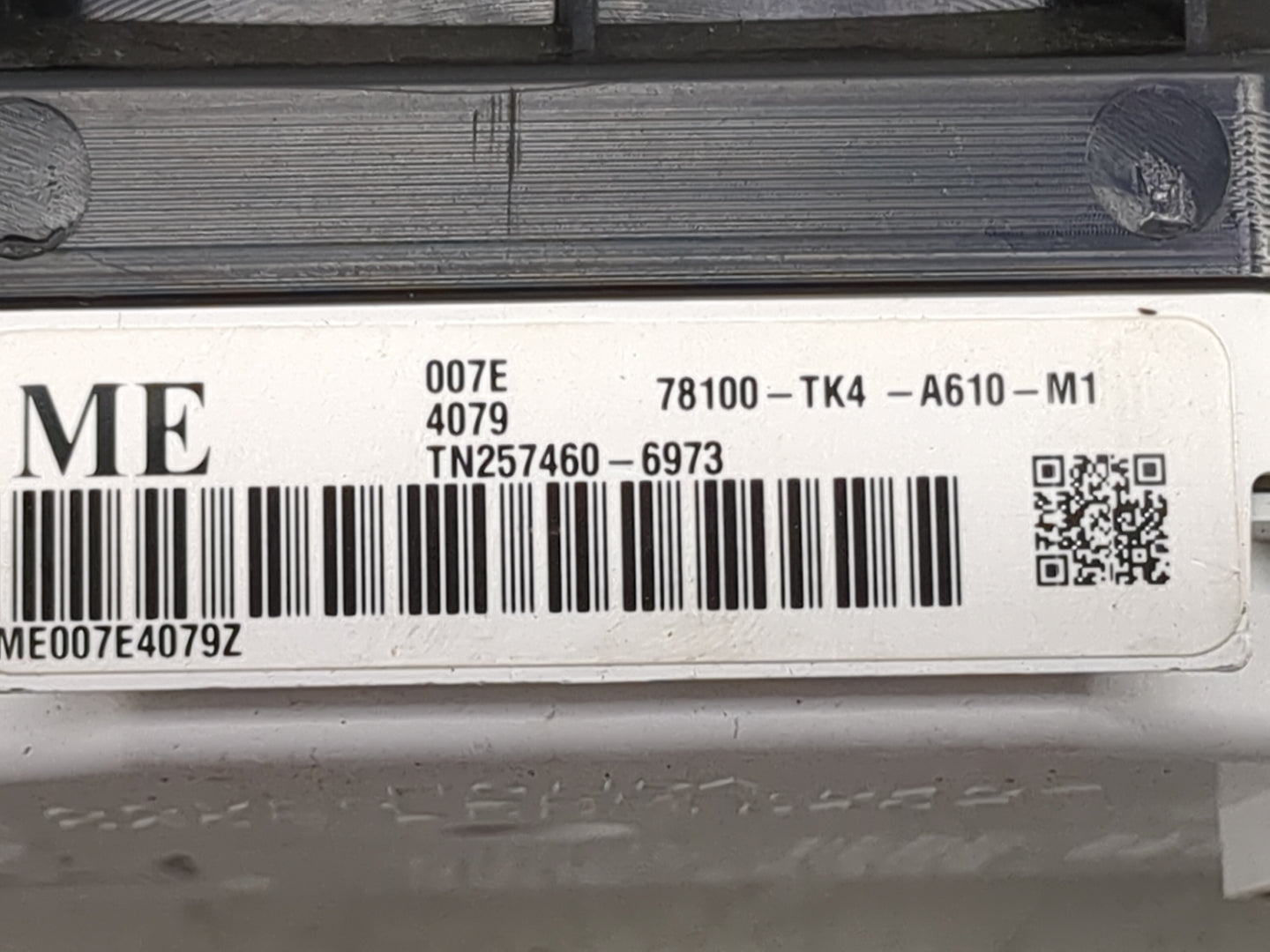 2012-2014 Acura Tl Instrument Cluster Speedometer Gauges P/N:78100-TK4-A610-M1 TN257460-6973 Miles: Fits Fits 2012 2013 2014