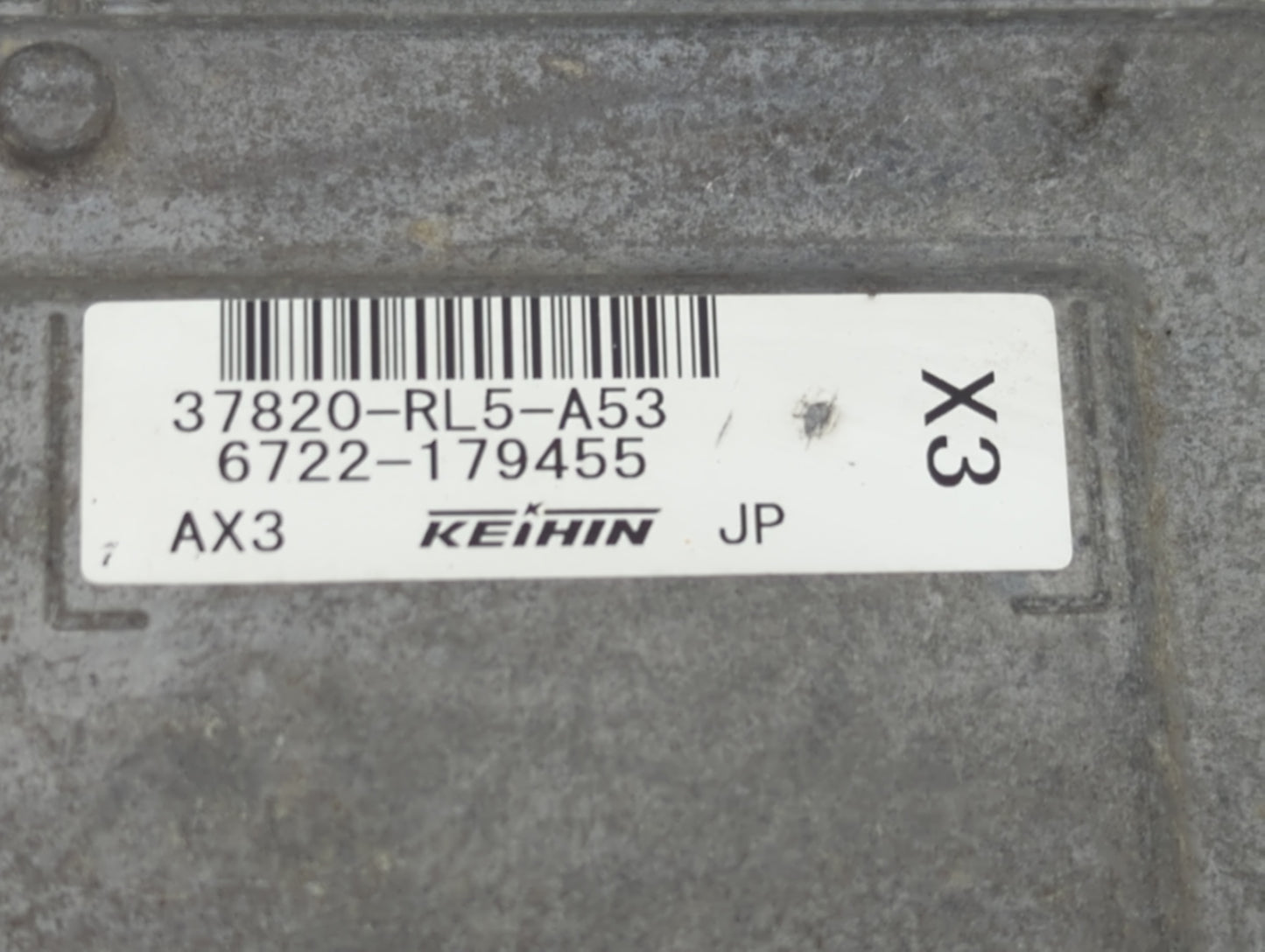 2009-2014 Acura Tsx PCM Engine Control Computer ECU ECM PCU OEM P/N:37820-RL5-A53 Fits Fits 2009 2010 2011 2012 2013 2014 OE