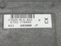 2009-2014 Acura Tsx PCM Engine Control Computer ECU ECM PCU OEM P/N:37820-RL5-A53 Fits Fits 2009 2010 2011 2012 2013 2014 OE