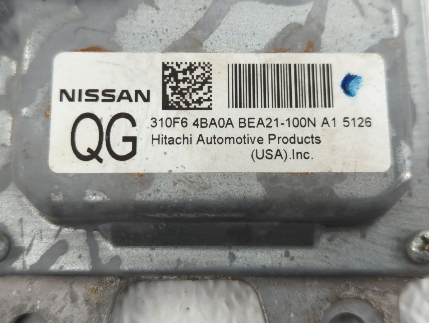 2014 Altima Nissan PCM Engine Control Computer ECU ECM PCU OEM P/N:310F6 4BA0A BEA21-100N A1 Fits OEM Used Auto Parts - Oemu