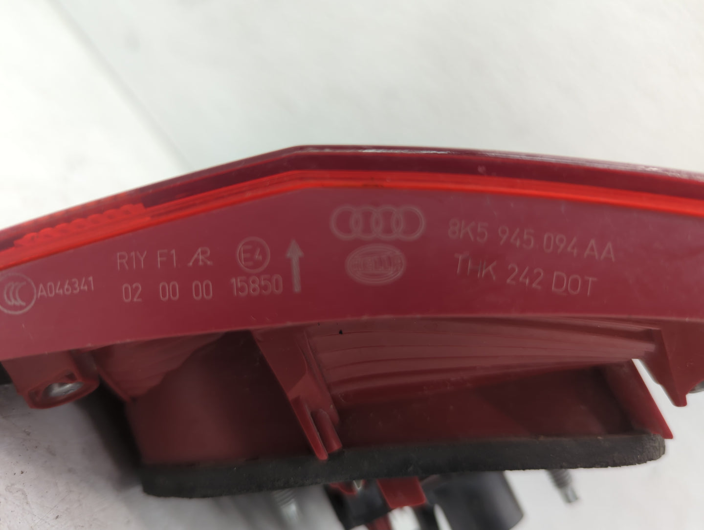 2013-2016 Audi A4 Tail Light Assembly Passenger Right OEM P/N:8K5 945 094 AA Fits Fits 2013 2014 2015 2016 OEM Used Auto Par