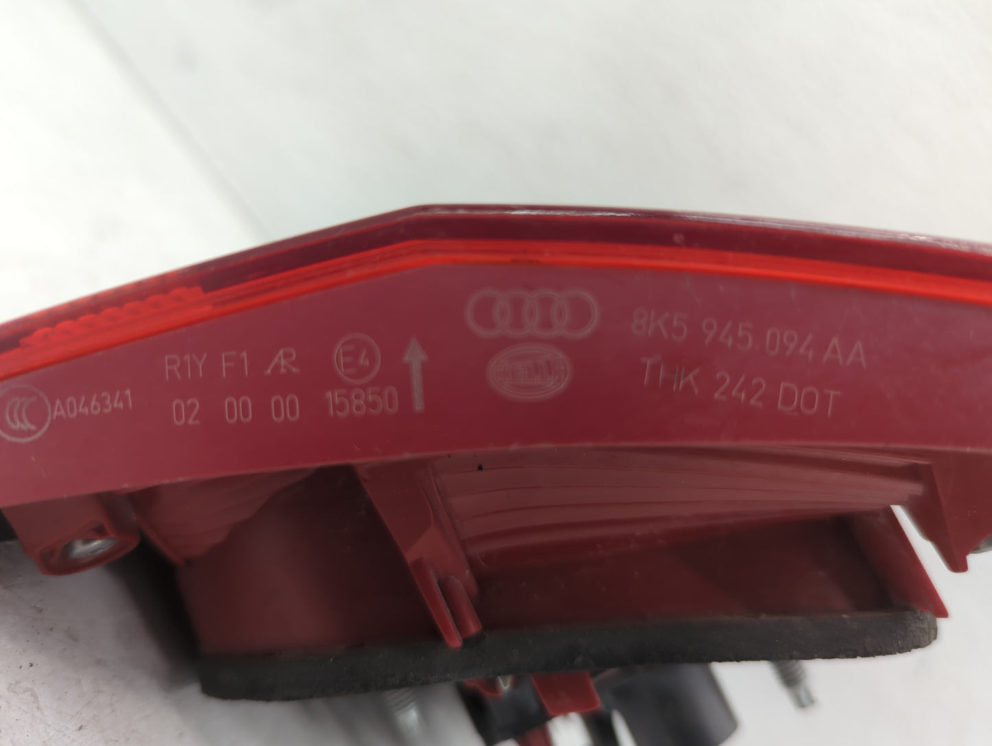 2013-2016 Audi A4 Tail Light Assembly Passenger Right OEM P/N:8K5 945 094 AA Fits Fits 2013 2014 2015 2016 OEM Used Auto Par