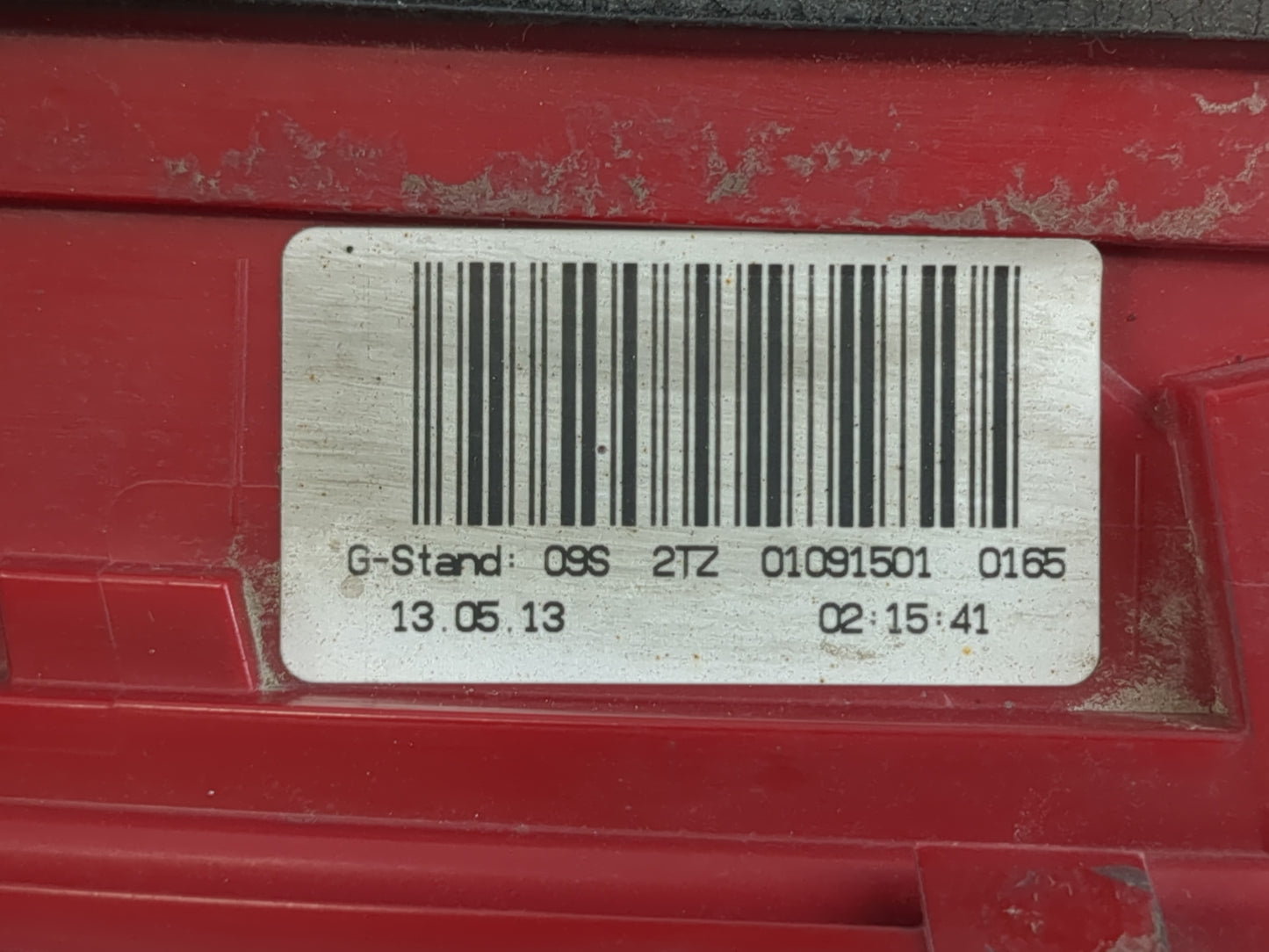 2013-2016 Audi A4 Tail Light Assembly Passenger Right OEM P/N:01091501 Fits Fits 2013 2014 2015 2016 OEM Used Auto Parts - O