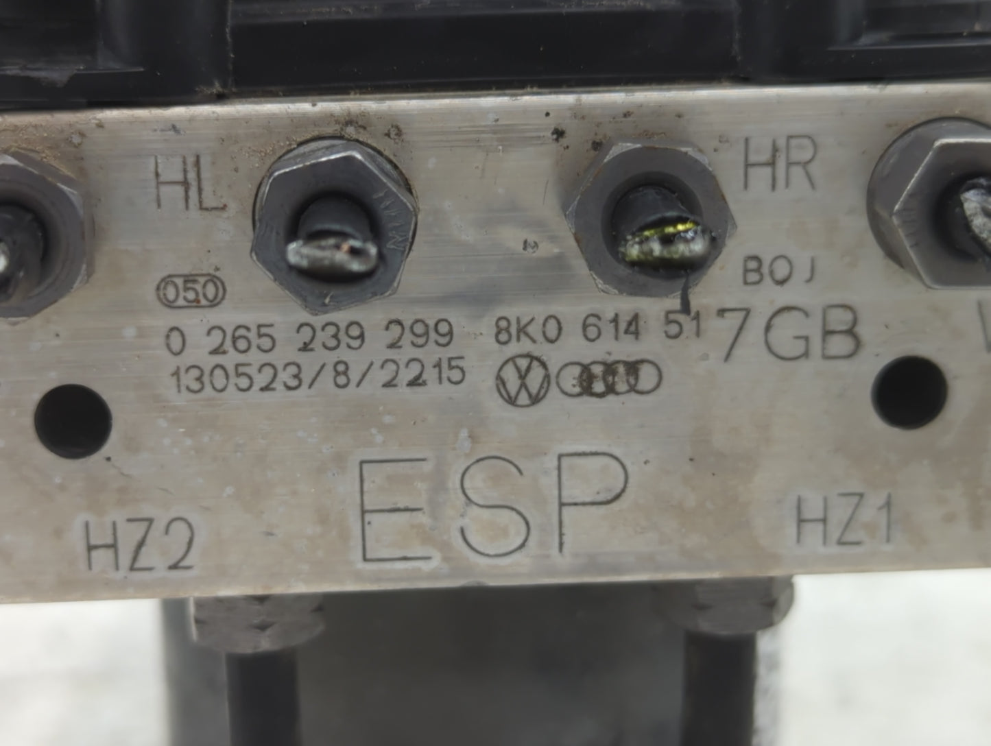 2014-2016 Audi A4 ABS Pump Control Module Replacement P/N:0 265 239 452 8K0 907 379 CE Fits Fits 2014 2015 2016 OEM Used Aut