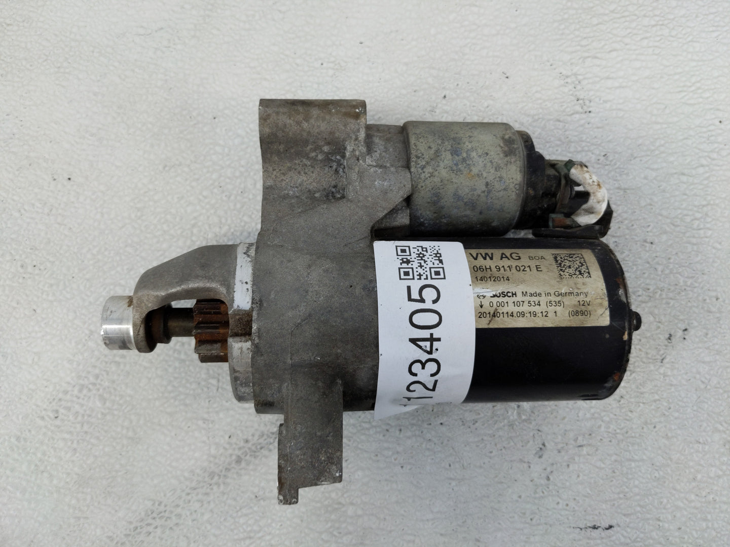 2014-2016 Audi A4 Car Starter Motor Solenoid OEM P/N:06H 911 021 E Fits Fits 2014 2015 2016 2017 OEM Used Auto Parts - Oemus