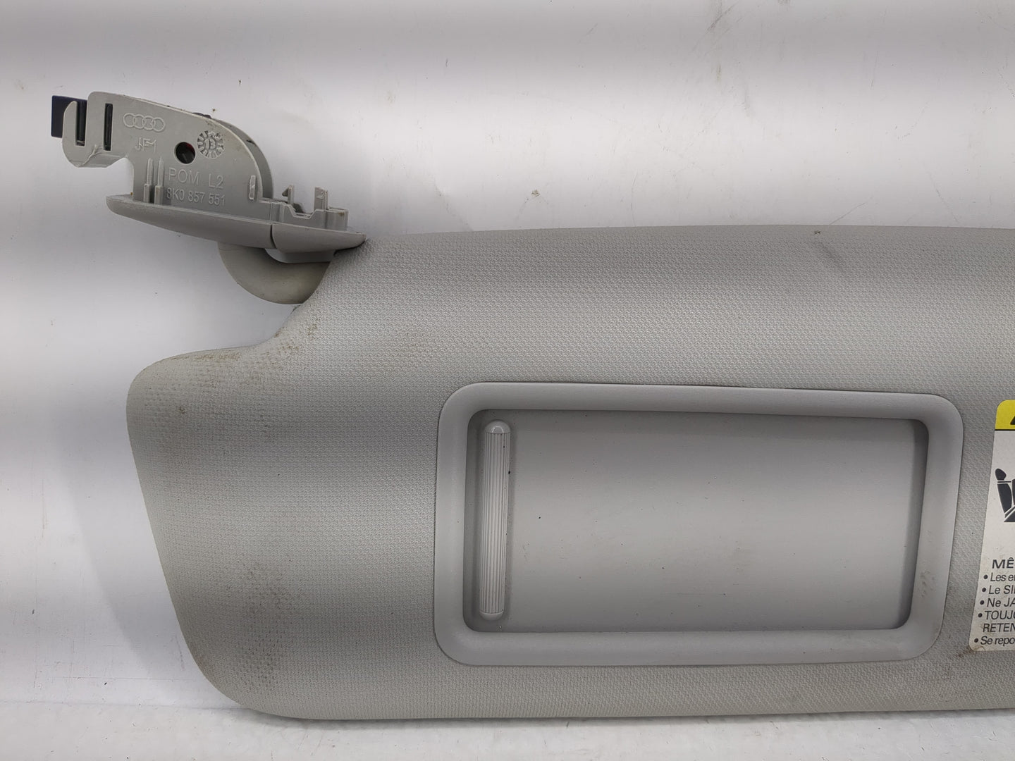 2013-2016 Audi A4 Sun Visor Shade Replacement Driver Left Mirror Fits Fits 2013 2014 2015 2016 OEM Used Auto Parts - Oemused