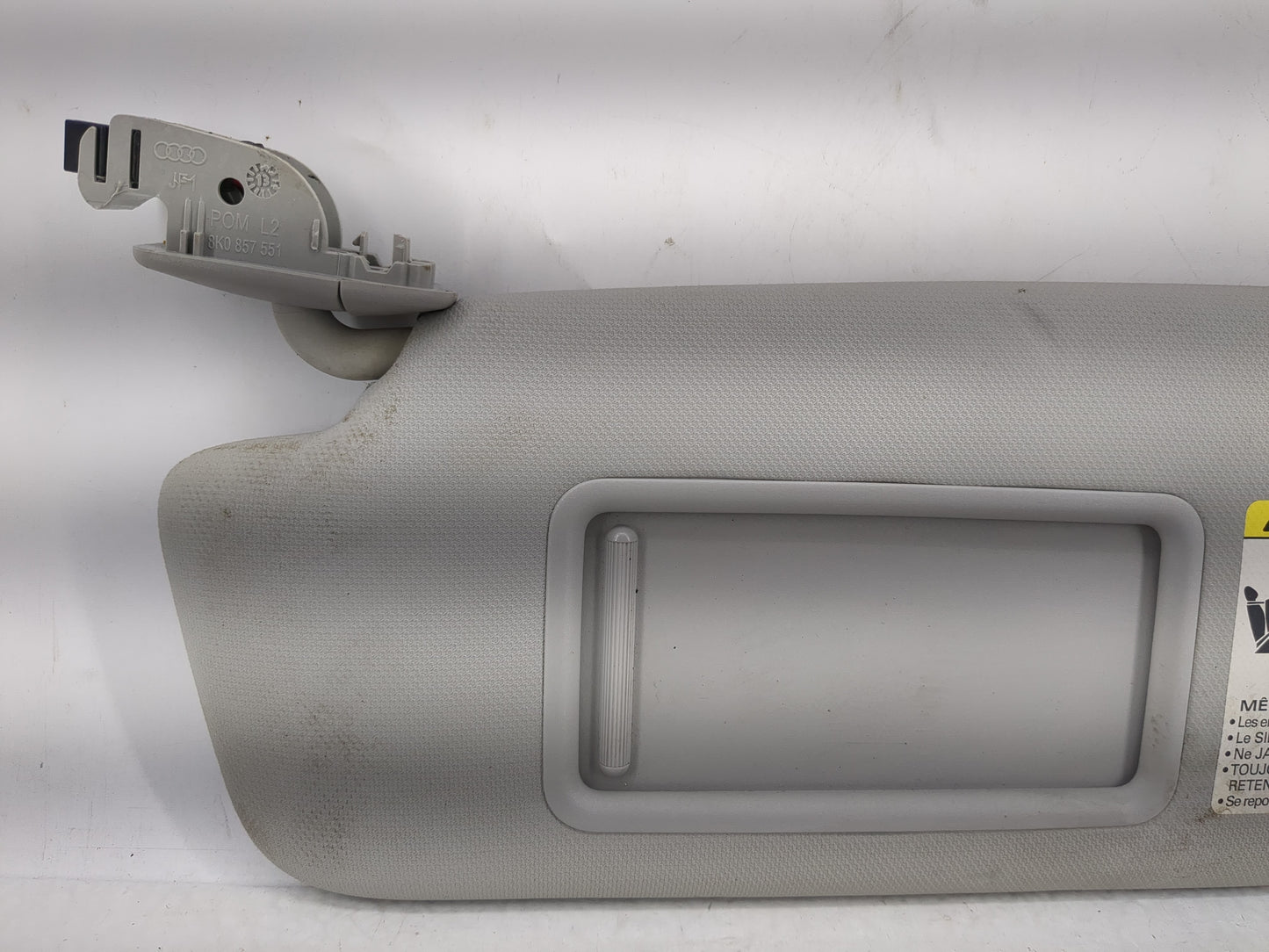 2013-2016 Audi A4 Sun Visor Shade Replacement Driver Left Mirror Fits Fits 2013 2014 2015 2016 OEM Used Auto Parts - Oemused
