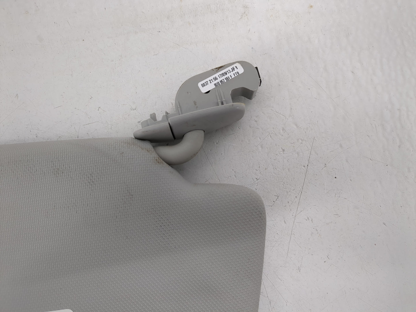 2013-2016 Audi A4 Sun Visor Shade Replacement Driver Left Mirror Fits Fits 2013 2014 2015 2016 OEM Used Auto Parts - Oemused