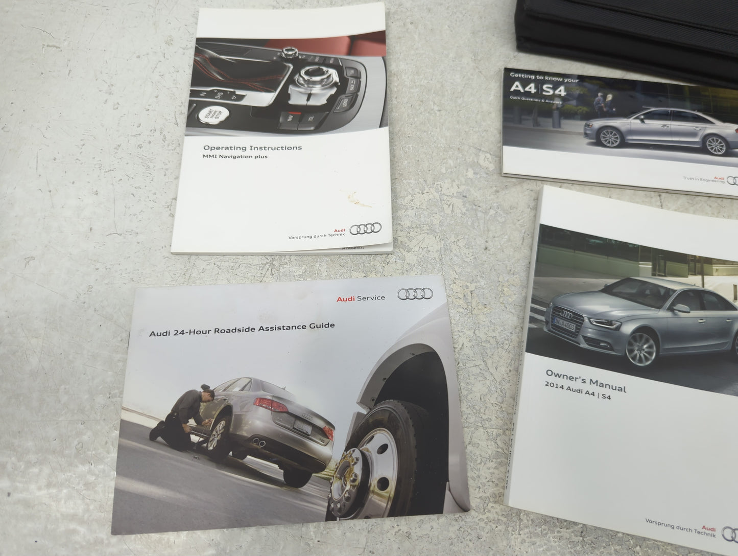 2014 Audi A4 Owners Manual Book Guide P/N:142.561.8K0.23 OEM Used Auto Parts - Oemusedautoparts1.com