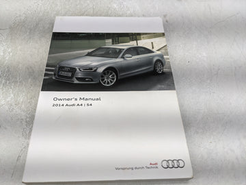 2014 Audi A4 Owners Manual Book Guide P/N:1425618K023 OEM Used Auto Parts - Oemusedautoparts1.com
