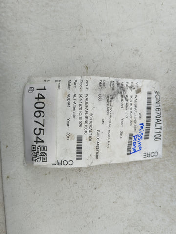 2013-2016 Audi A4 Alternator Replacement Generator Charging Assembly Engine OEM P/N:06H 903 017 K FG20S015 Fits OEM Used Aut