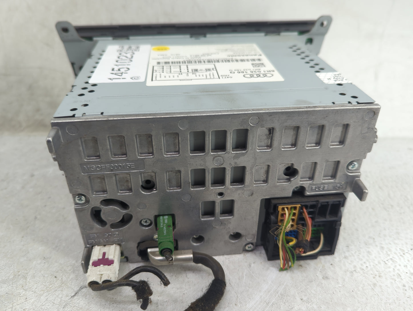 2013-2016 Audi A4 Radio AM FM Cd Player Receiver Replacement P/N:8R1035186Q CQ-JA12E6AE Fits Fits 2013 2014 2015 2016 OEM Us