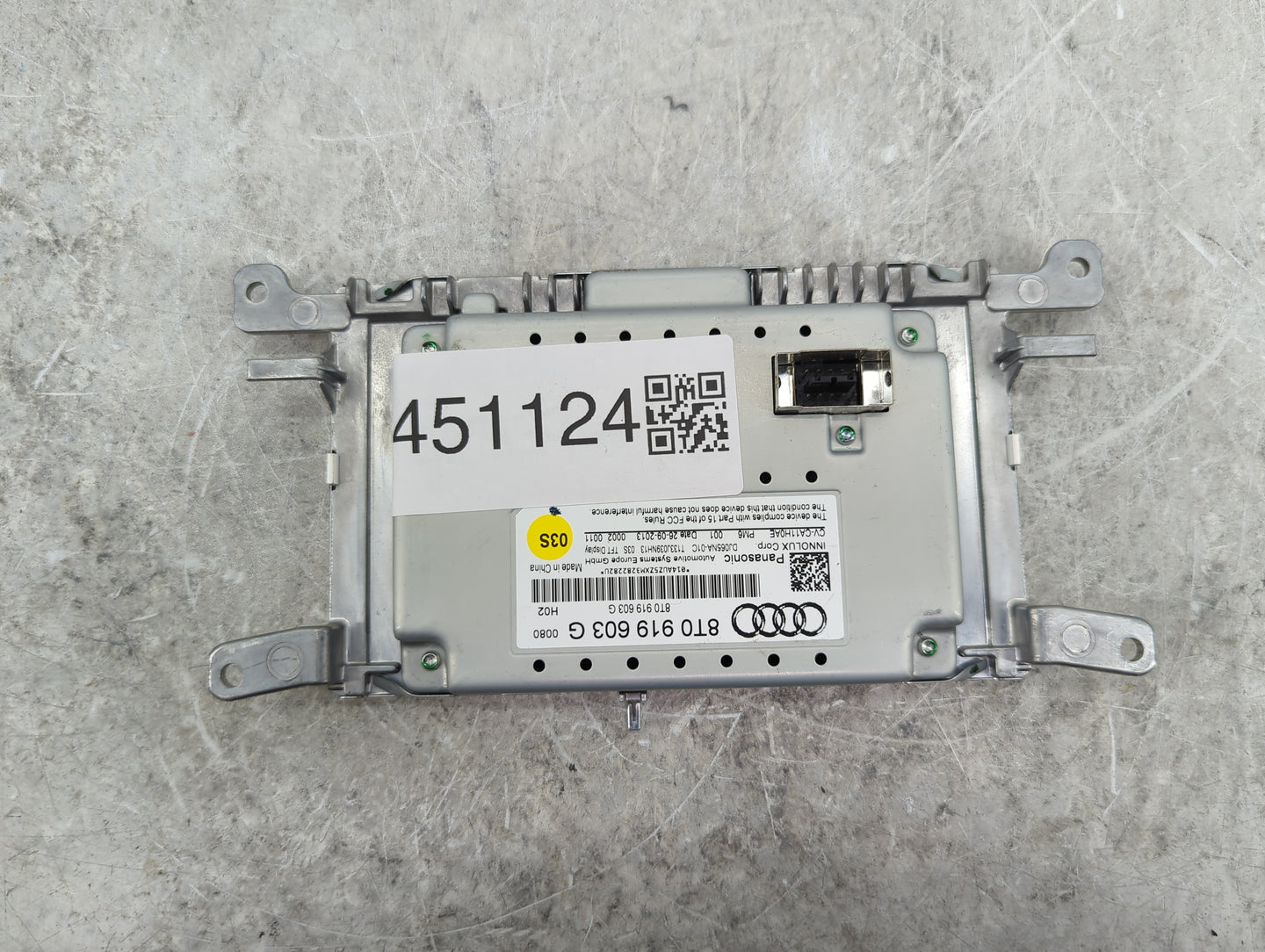 2009-2016 Audi A4 Information Display Screen - Oemusedautoparts1.com