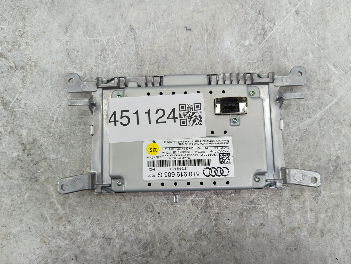 2009-2016 Audi A4 Information Display Screen - Oemusedautoparts1.com