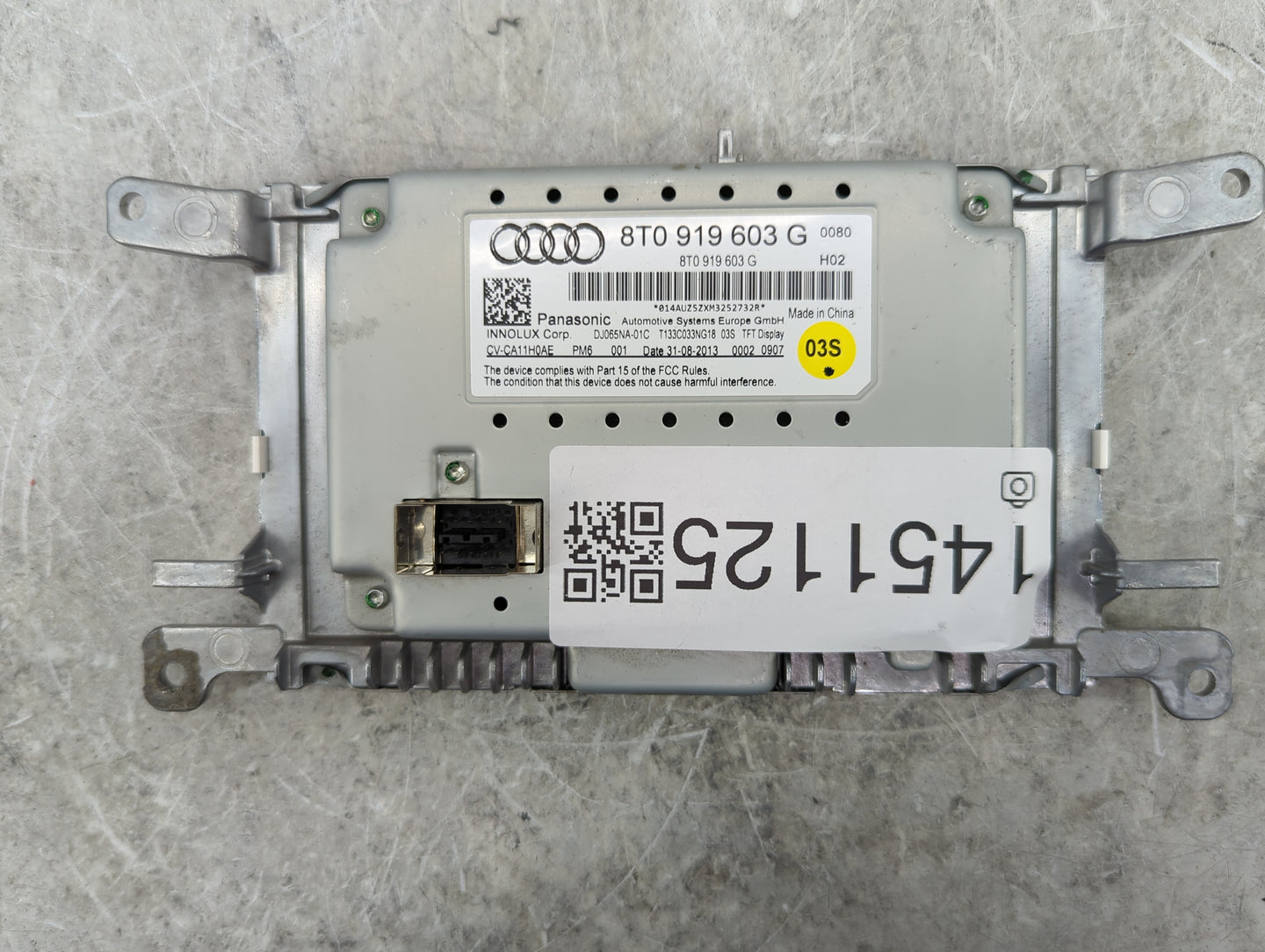 2009-2016 Audi A4 Information Display Screen - Oemusedautoparts1.com