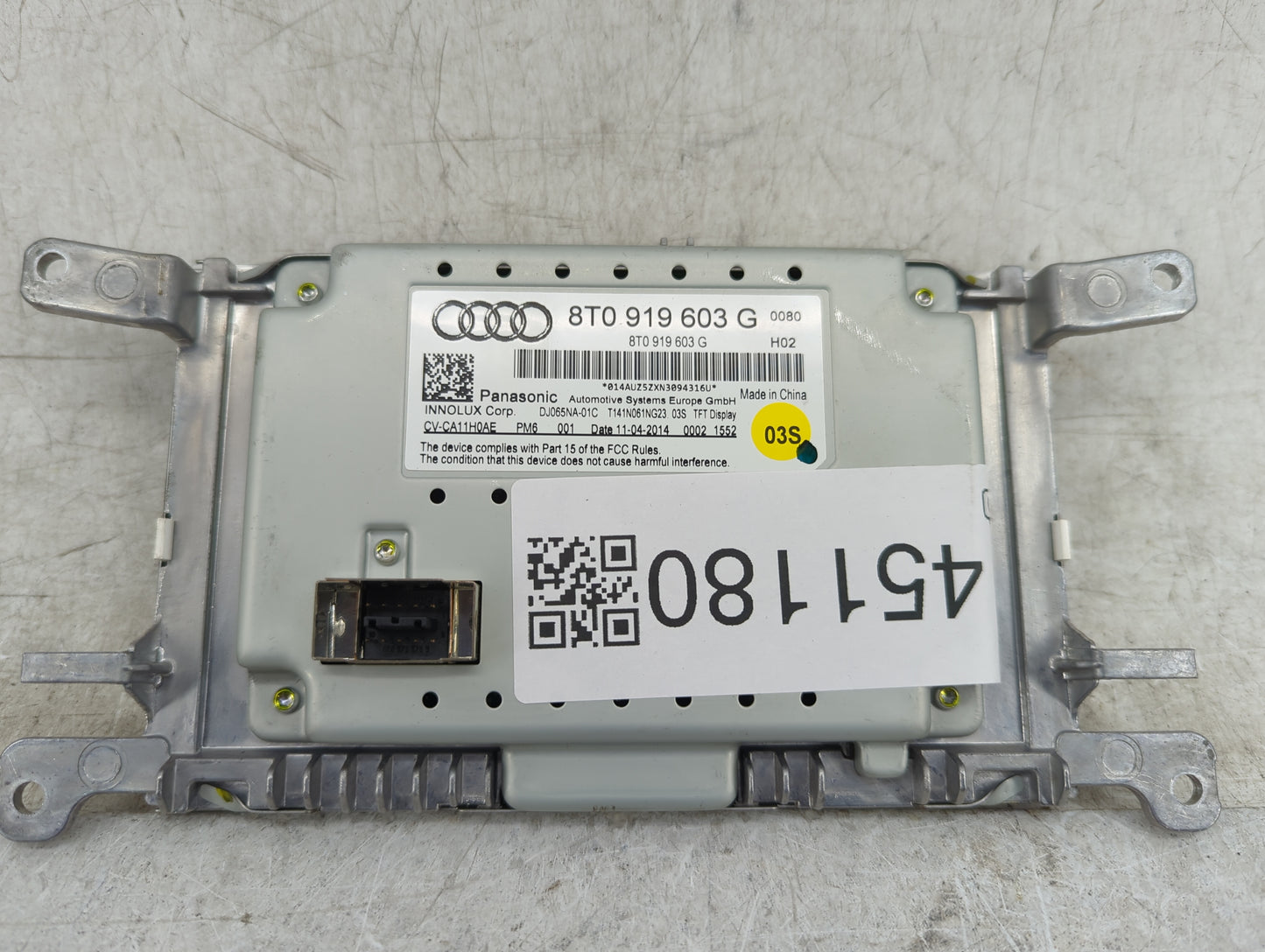 2009-2016 Audi A4 Information Display Screen - Oemusedautoparts1.com