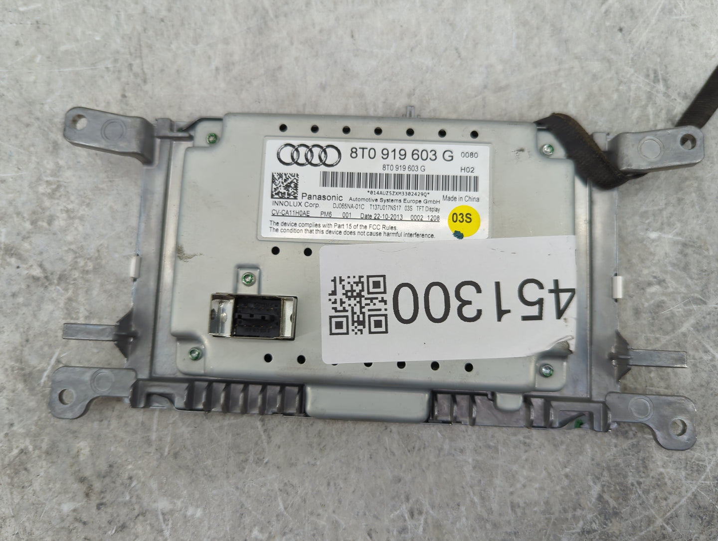 2009-2016 Audi A4 Information Display Screen - Oemusedautoparts1.com