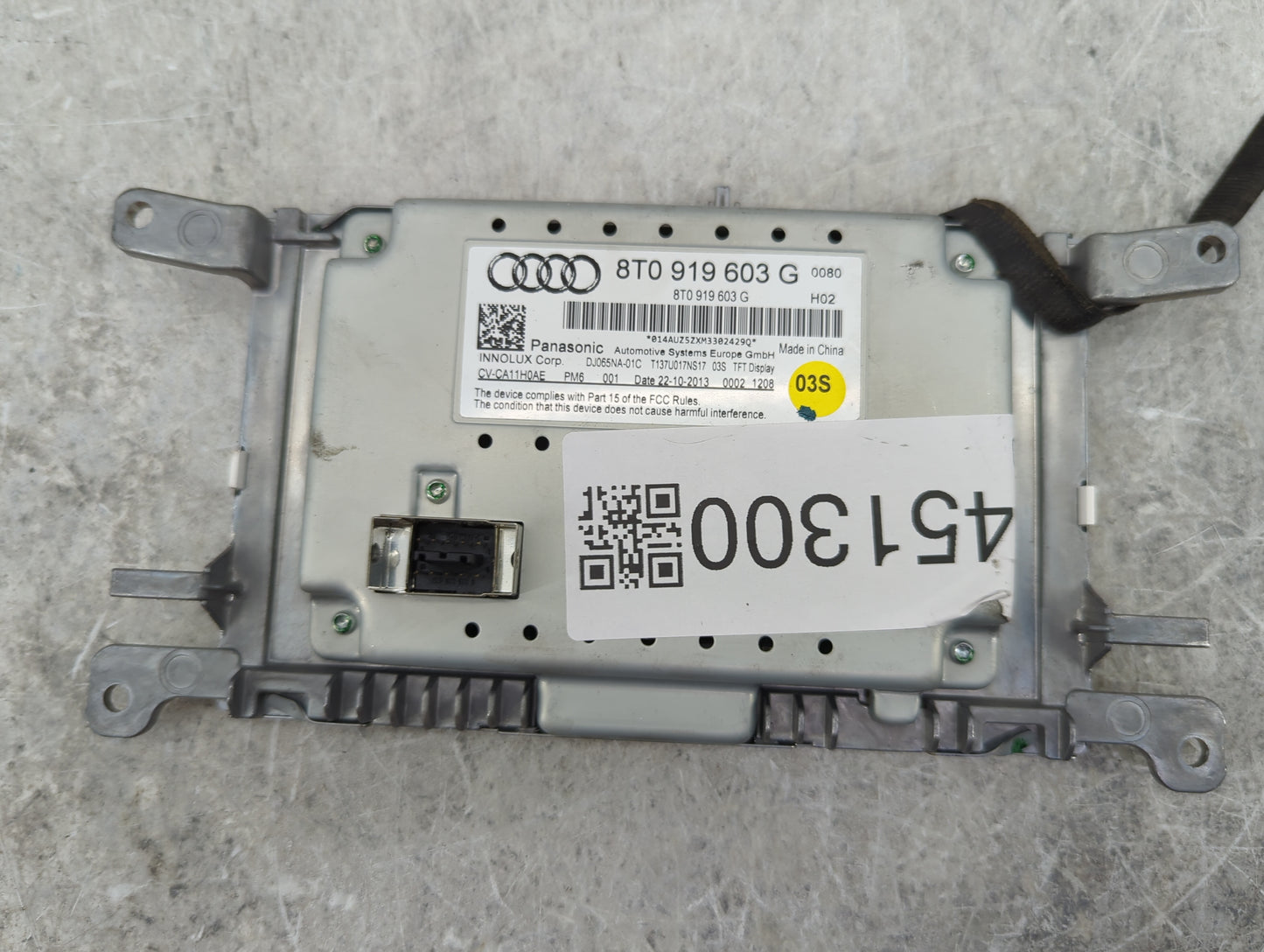 2009-2016 Audi A4 Information Display Screen - Oemusedautoparts1.com