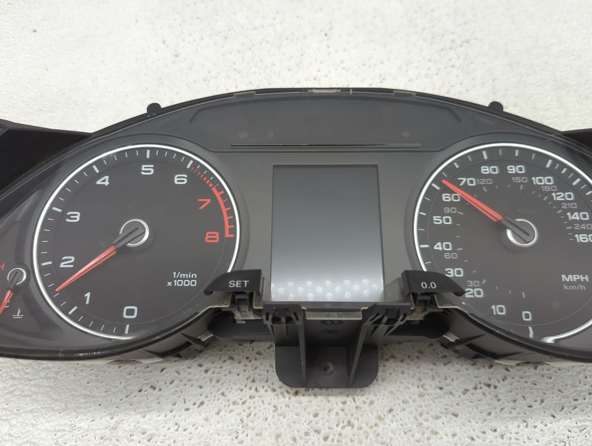 2013-2016 Audi A4 Instrument Cluster Speedometer Gauges P/N:8K0920951E Miles:84K Fits Fits 2013 2014 2015 2016 OEM Used Auto
