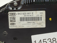 2013-2016 Audi A4 Instrument Cluster Speedometer Gauges P/N:8K0920951E Miles:84K Fits Fits 2013 2014 2015 2016 OEM Used Auto