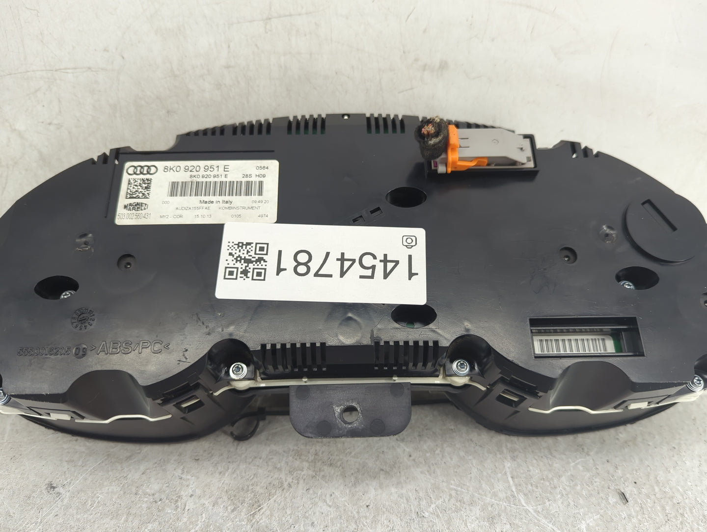 2013-2016 Audi A4 Instrument Cluster Speedometer Gauges P/N:8K0920951E 503002560431 Miles: Fits Fits 2013 2014 2015 2016 OEM