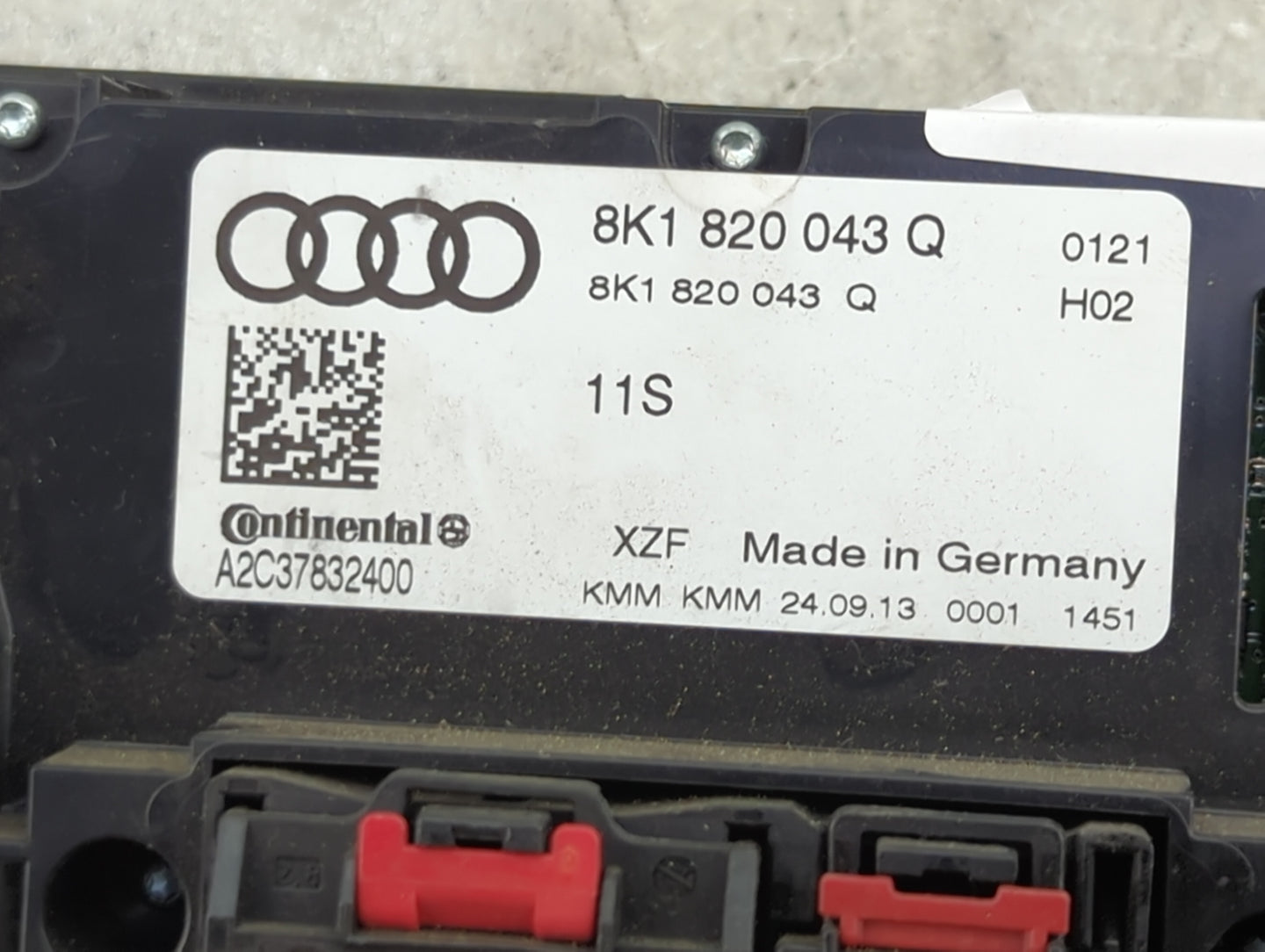 2013-2016 Audi A4 Climate Control Module Temperature AC/Heater Replacement P/N:8K1 820 043 Q Fits Fits 2013 2014 2015 2016 2