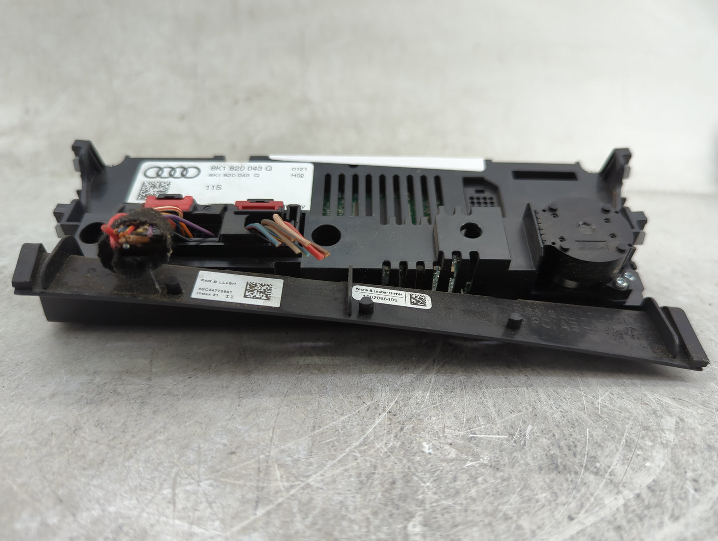 2013-2016 Audi A4 Climate Control Module Temperature AC/Heater Replacement P/N:8K1 820 043 Q Fits Fits 2013 2014 2015 2016 2
