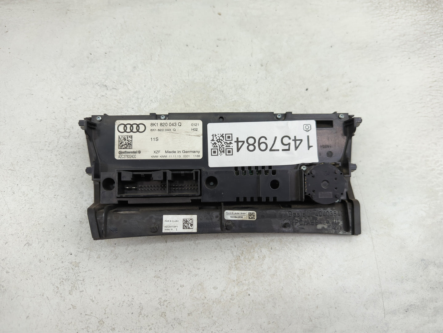 2013-2016 Audi A4 Climate Control Module Temperature AC/Heater Replacement P/N:8K1 820 043 Q Fits Fits 2013 2014 2015 2016 2