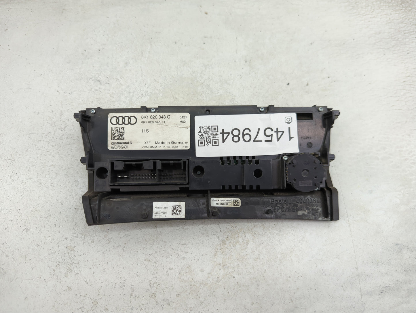 2013-2016 Audi A4 Climate Control Module Temperature AC/Heater Replacement P/N:8K1 820 043 Q Fits Fits 2013 2014 2015 2016 2