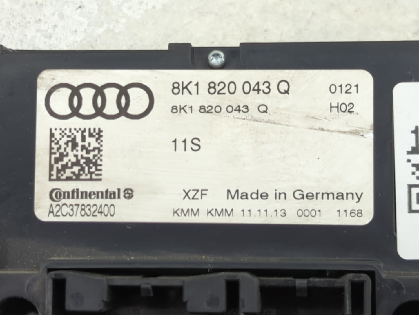 2013-2016 Audi A4 Climate Control Module Temperature AC/Heater Replacement P/N:8K1 820 043 Q Fits Fits 2013 2014 2015 2016 2