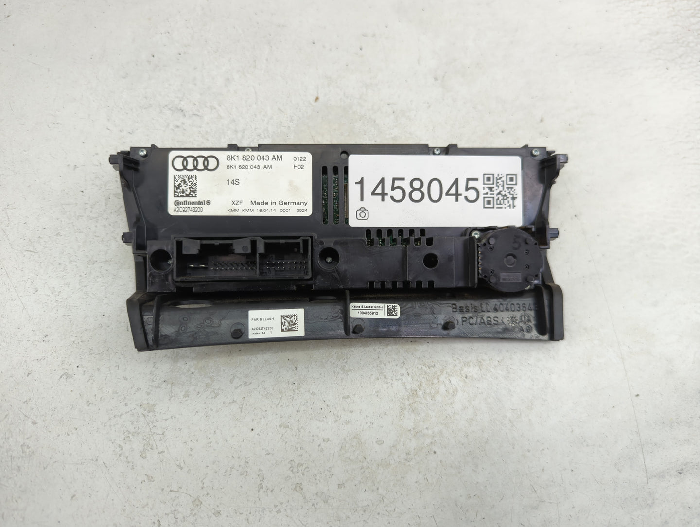 2013-2016 Audi A4 Climate Control Module Temperature AC/Heater Replacement P/N:8K1 820 043 AM Fits Fits 2013 2014 2015 2016 