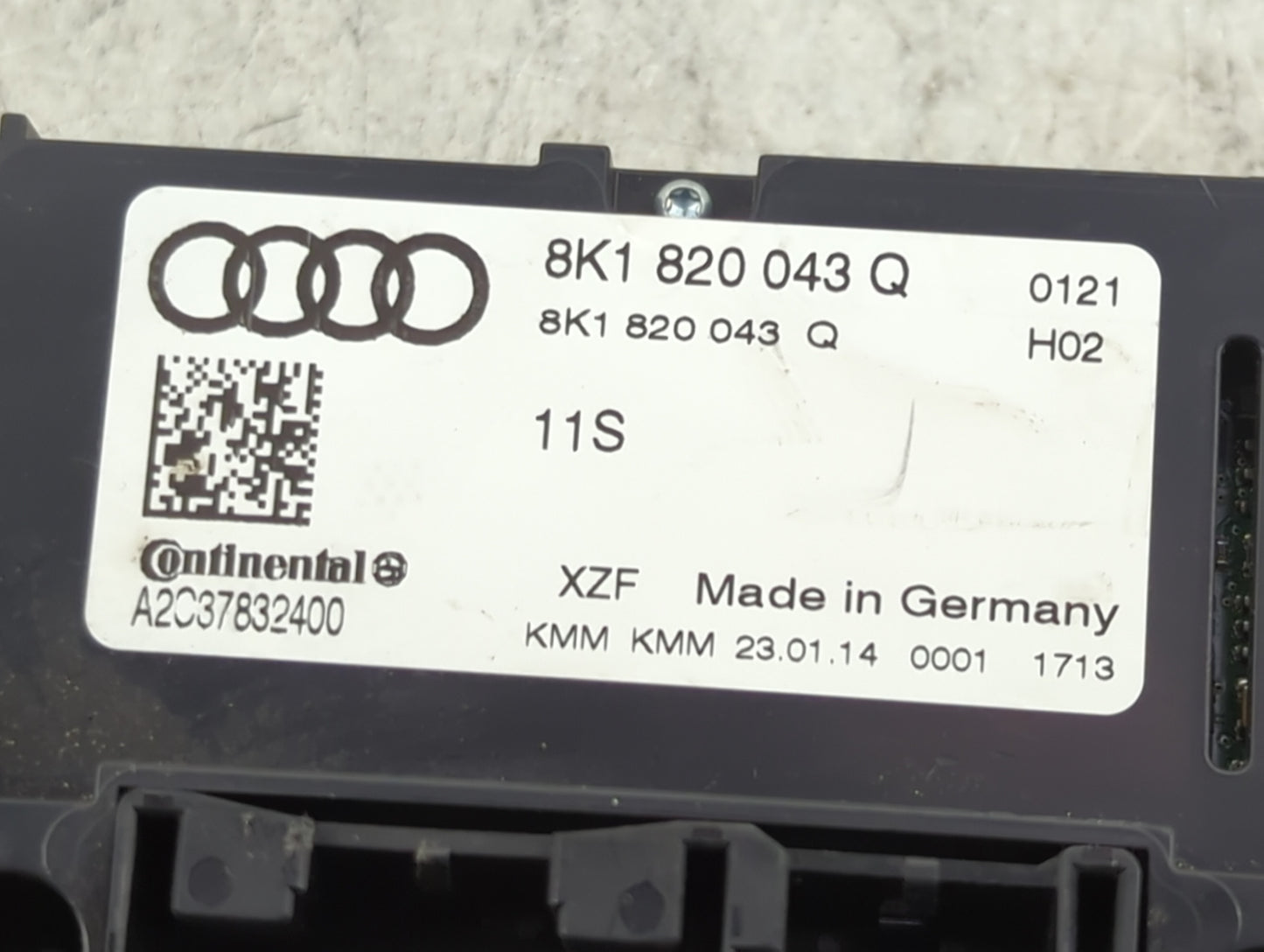 2013-2016 Audi A4 Climate Control Module Temperature AC/Heater Replacement P/N:8K1 820 043 Q Fits Fits 2013 2014 2015 2016 2