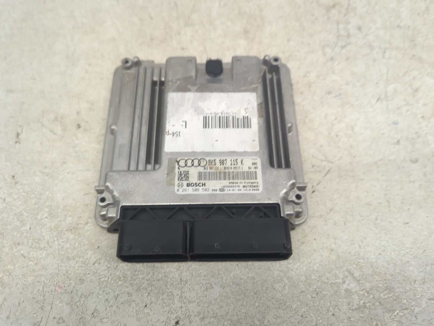 2014-2015 Audi A4 PCM Engine Control Computer ECU ECM PCU OEM P/N:8K5907115K 0261S08502, 1039S65475 Fits Fits 2014 2015 OEM 