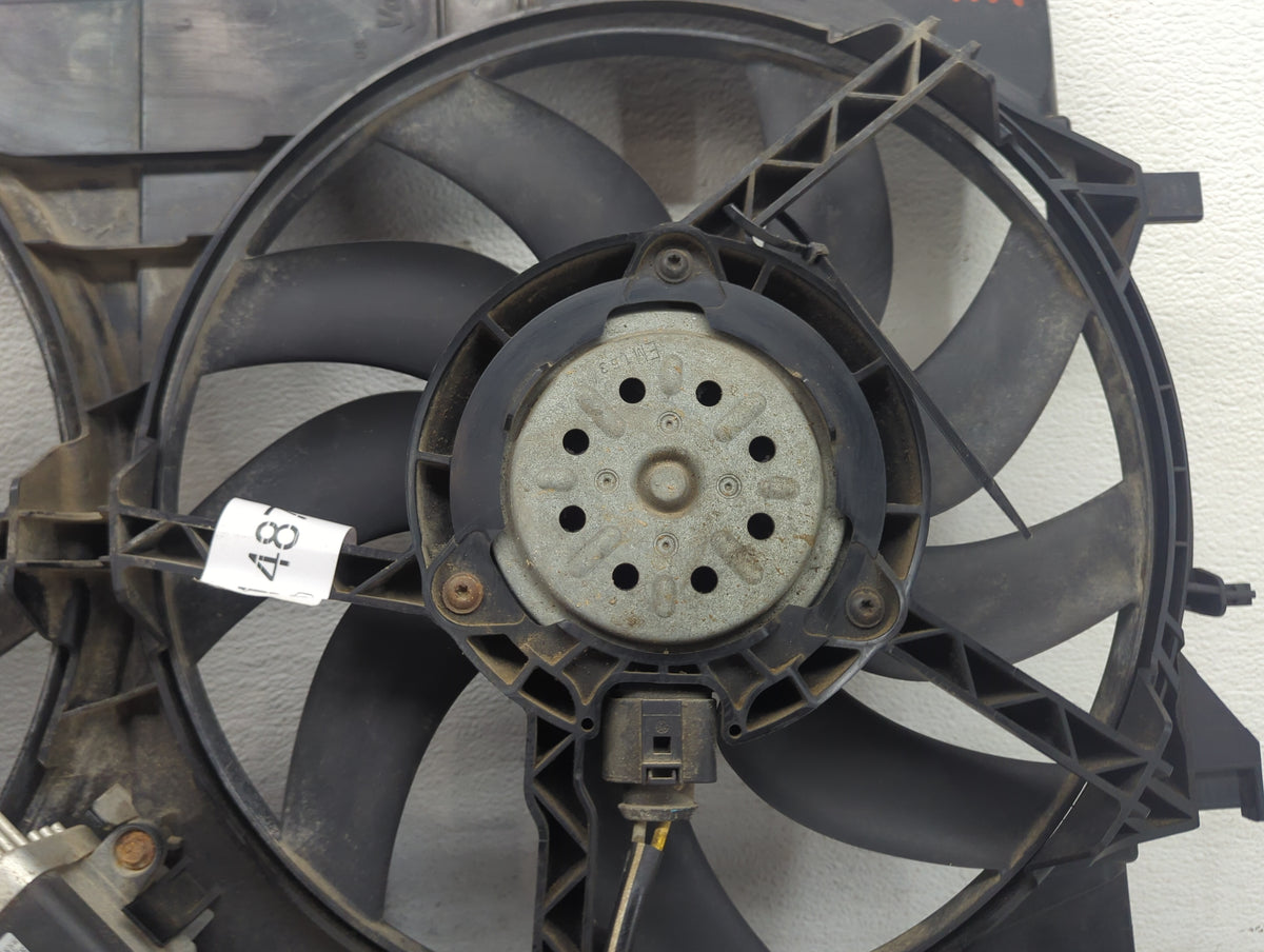 2009-2016 Audi A4 Electric Radiator Cooling Fan Motor Assembly P/N:8K0121003P 8K0959501G Fits OEM Used Auto Parts - Oemuseda