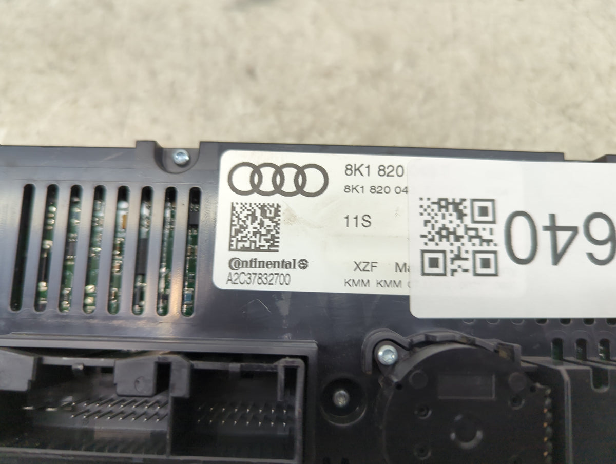 2013-2016 Audi A4 Climate Control Module Temperature AC/Heater Replacement P/N:8K1820043 Fits Fits 2013 2014 2015 2016 2017 