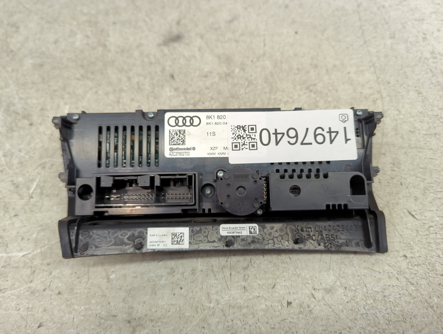 2013-2016 Audi A4 Climate Control Module Temperature AC/Heater Replacement P/N:8K1820043 Fits Fits 2013 2014 2015 2016 2017 