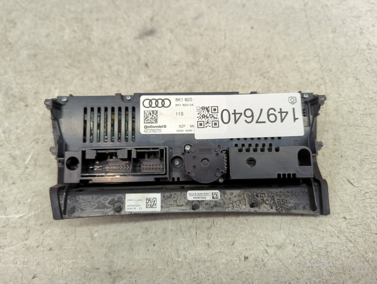 2013-2016 Audi A4 Climate Control Module Temperature AC/Heater Replacement P/N:8K1820043 Fits Fits 2013 2014 2015 2016 2017 