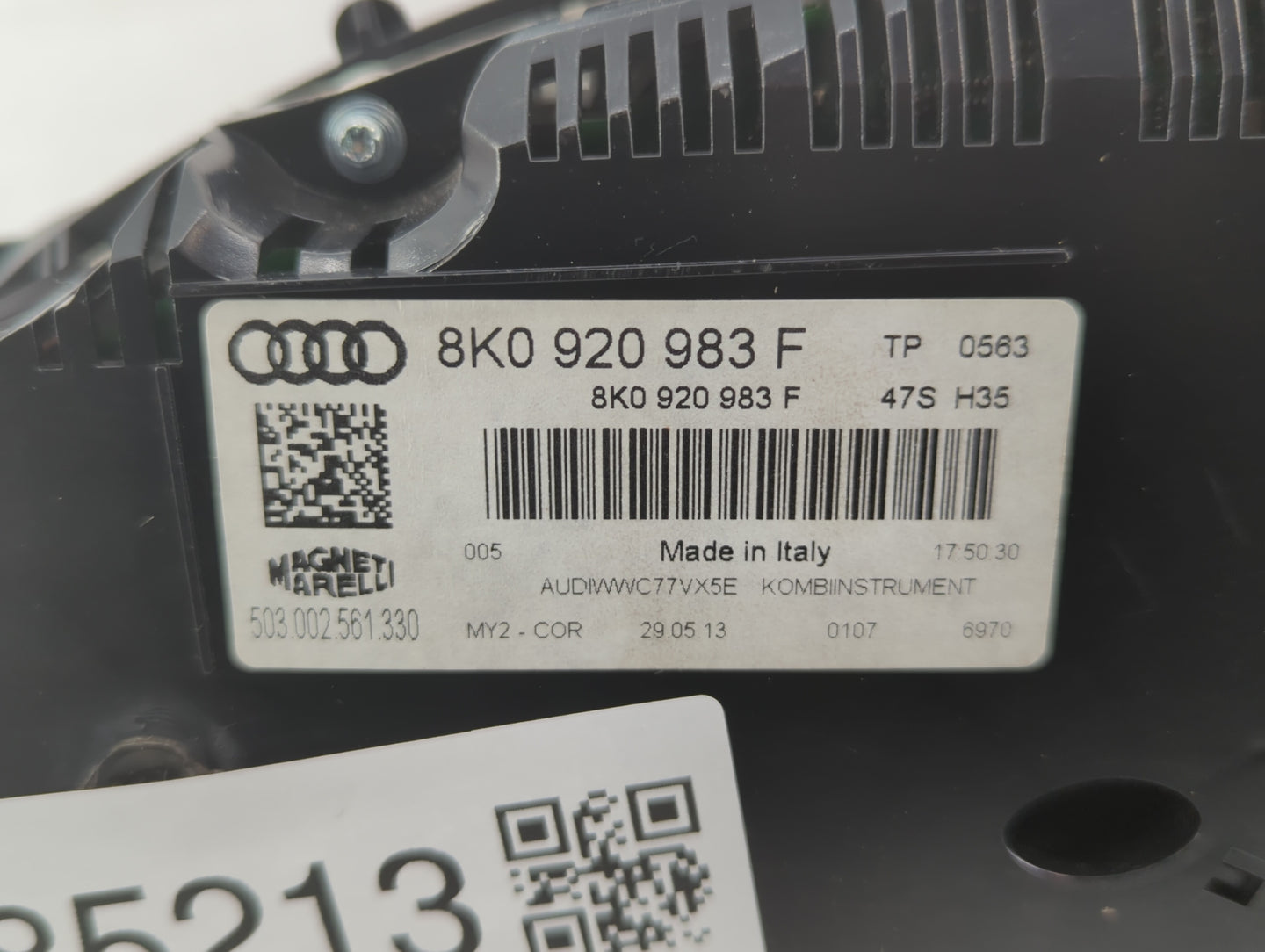 2013-2016 Audi A4 Instrument Cluster Speedometer Gauges P/N:8K0920983F 5K0 920 983 F, 8K0 920 982 D Fits Fits 2013 2014 2015